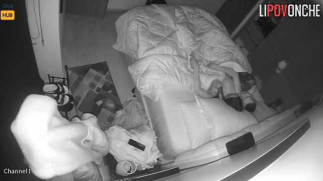 They got very excited while kissing, watch this hidden cam