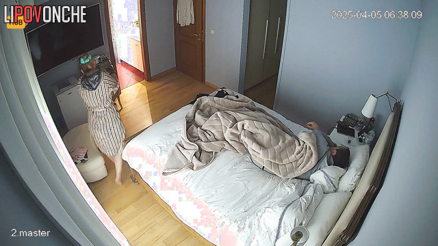 Older Greek woman with a big ass tries to talk her husband into sex