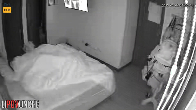 She can't sleep until she's properly ridden her lover's cock