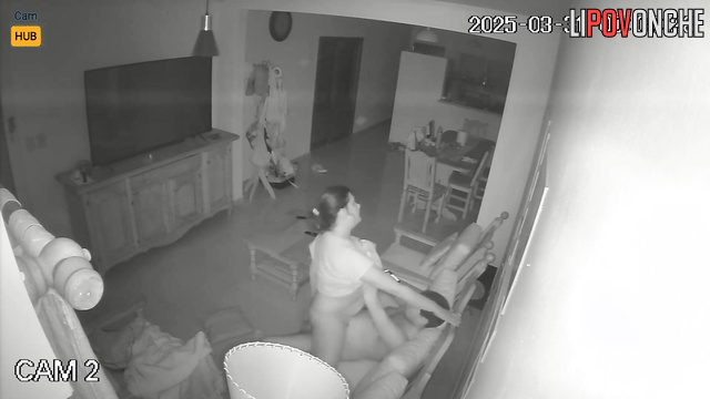 Hot Argentine wife actively pestering her husband to fuck her hard