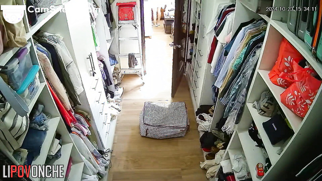 Boyfriend helped her to dress (someone fixed a camera there)