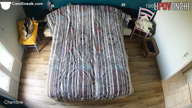 Lonely blonde masturbating on the bed and dreaming about bbc