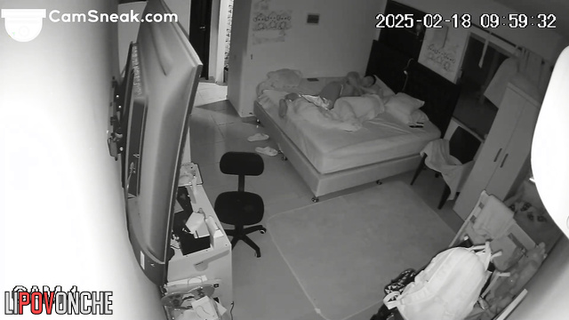 Couple enjoying non-stop sex every day / home camera