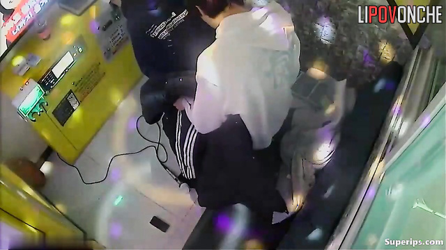 Teenagers couldn't resist having sex in a karaoke club