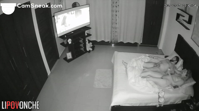 The awakened bearded man punished his disobedient wife with intense sex