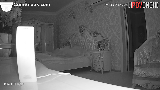 The elderly couple couldn't fall asleep because they had a wild desire to fuck