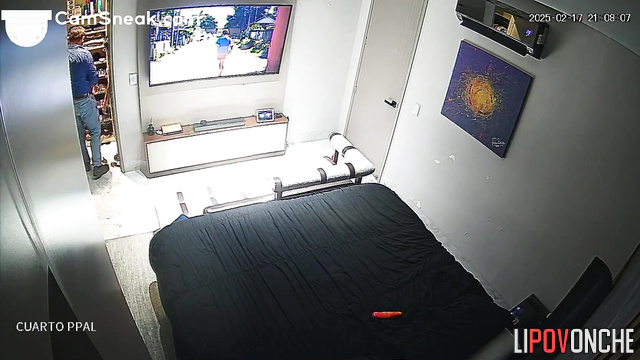 An elderly man passionately fucked his petite wife with small tits