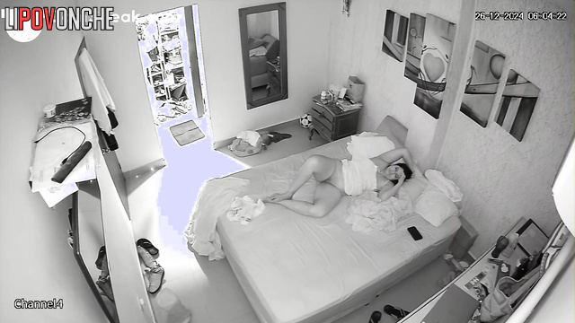 Wife and husband fucking hot on vacation, spy camera