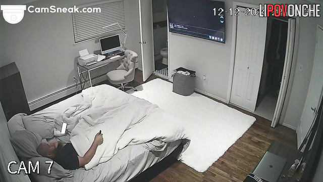 Lonely guy watching lesbian porn and going to jerk off