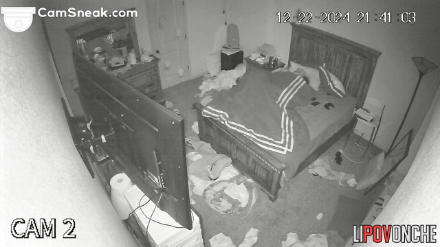 Someone installed a camera in their room to watch it