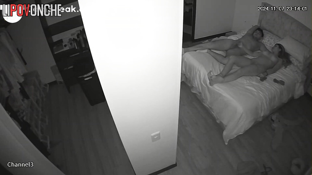 Someone installed a camera in their house to watch hot fuck