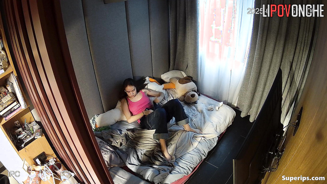 Petite girl masturbating on photo her ex-boyfriend