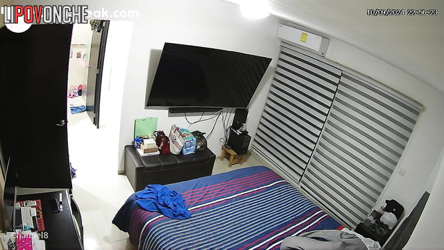 Husband gets very sweaty and tired during sex, watch