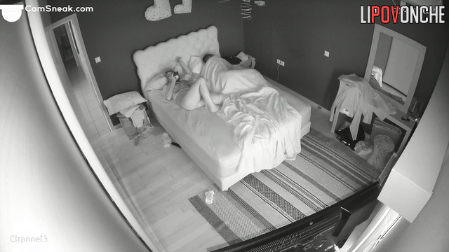 Morning molestations of a horny husband with a big erect cock to his bored wife