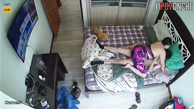 After dinner, a seductive Bolivian woman hit on her husband for sex
