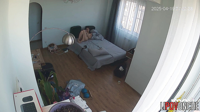 Couple changed all positions while in bed together