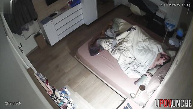 Married couple fucked so hot all night, hidden cam