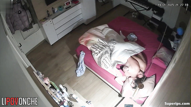Spy hidden camera fixed night sex of married couple