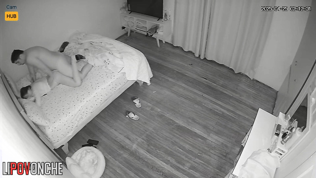 Seductive Chilean wife can't wake up even having sex with her husband