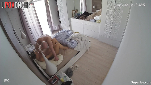 Bald guy fucking his gorgeous pregnant wife right now
