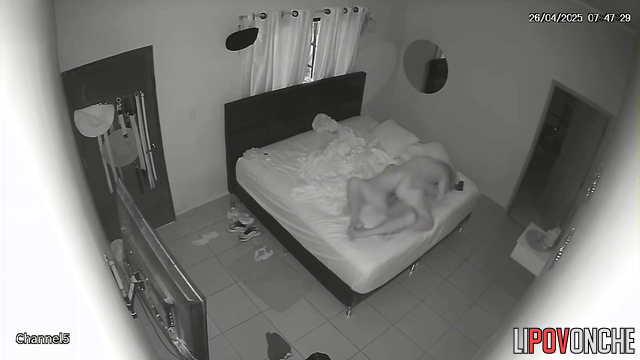 Bedroom hidden camera records their sex every night