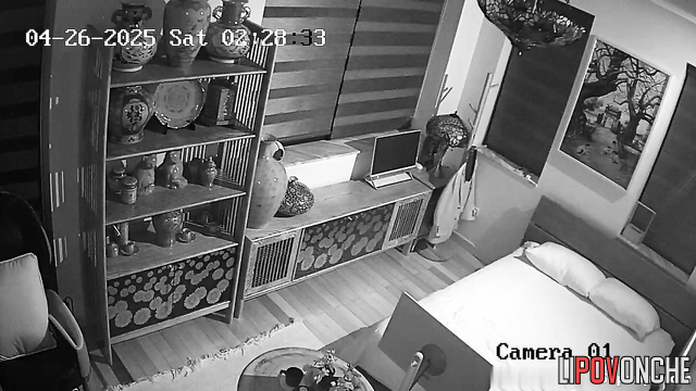 Asian couple having tender sex before work, watch it