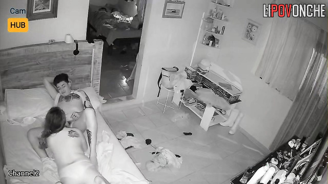 Tattooed boyfriend disturbed her tender sleep, watch