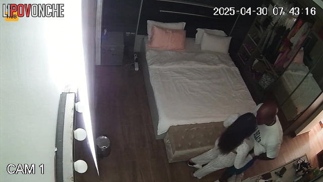 Whore enjoying his strong and tender black cock right now