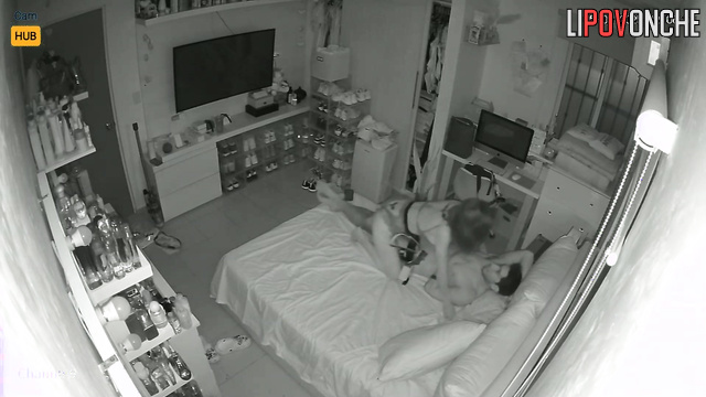 Lustful girlfriend put sexy lingerie for her boyfriend