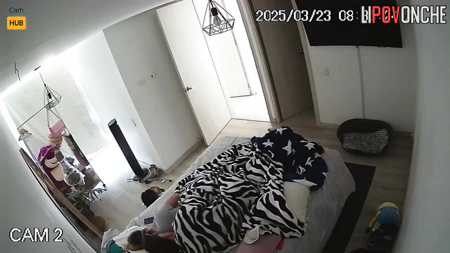 A vigorous morning fuck in three approaches performed by a Colombian couple