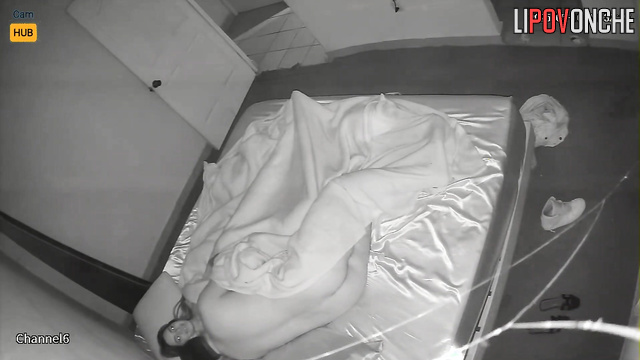 Two people enjoying adult games in bed right now, look