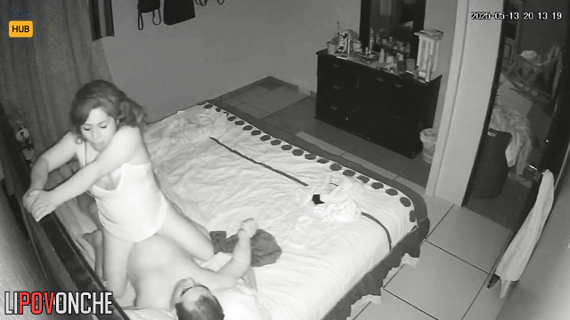 Chubby Latina loves to ride her older lover's throbbing cock