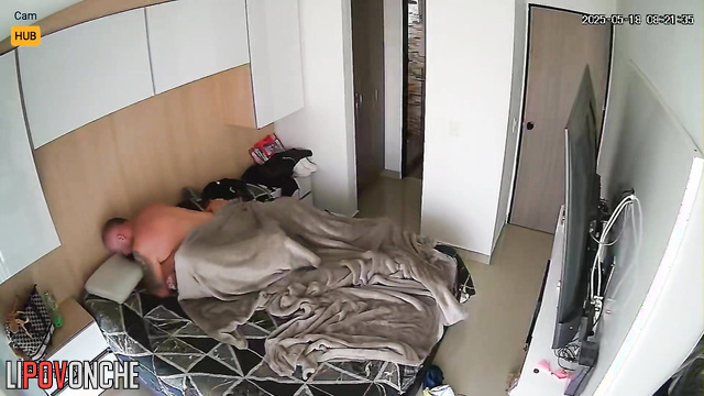 He quickly did his business and went into another room