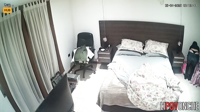 Couple had a hot quickie in the hotel, hidden camera