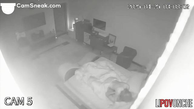 A guy hid a camera in his bedroom to film him fucking his new girlfriend