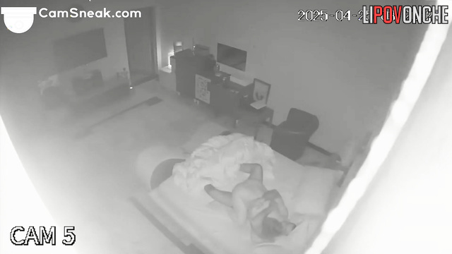 A guy hid a camera in his bedroom to film him fucking his new girlfriend
