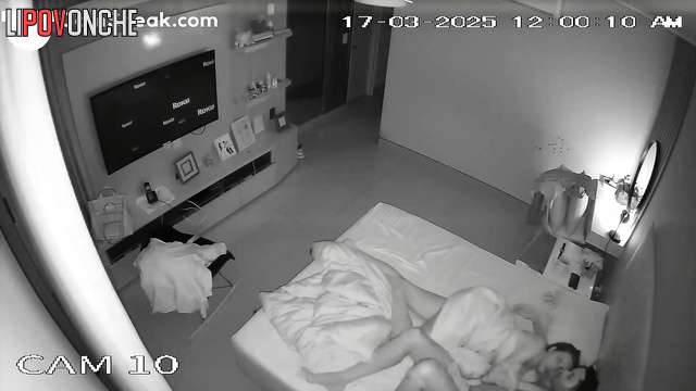 Hot evening entertainment of a young couple to full orgasm. Don't stop