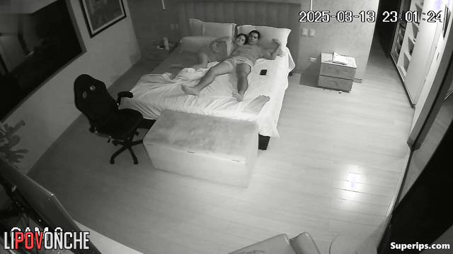 After watching porn, husband gropes and fucks his bored wife