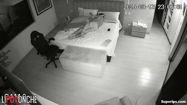 After watching porn, husband gropes and fucks his bored wife