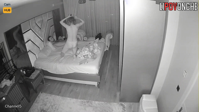 Look how cool they having time in bed, home video