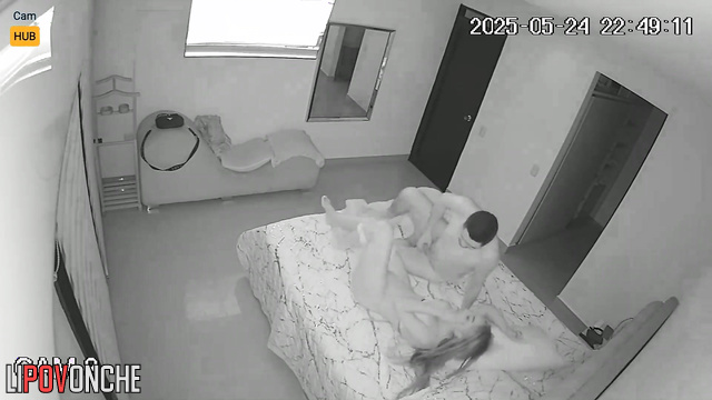 Their romantic was so hot, look / bedroom hidden cam