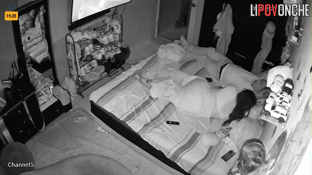 Chubby tattooed hottie jerks off her brutal husband's big cock