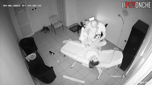 Bald doctor fucked his horny patient hard right in his office