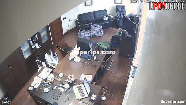 Director fucking his slutty secretary right in the cabinet