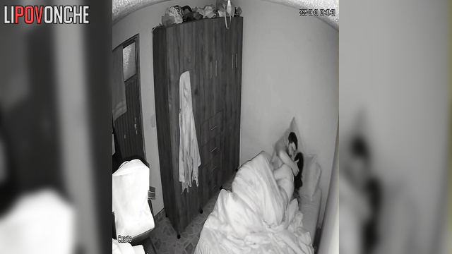 The sly wife began to excite her husband with a blowjob under the covers