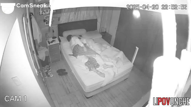 Bored in bed, the married couple decided to entertain themselves with a good fuck
