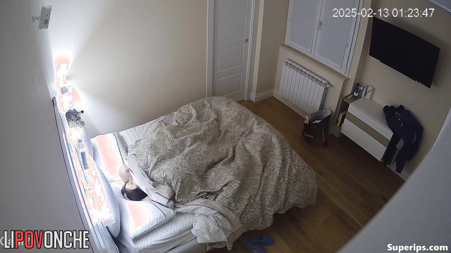 Bald husband seduced his pretty wife and fucked, look