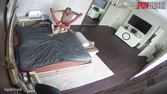 The spectacular blonde can't resist her fat husband's tongue and fingers