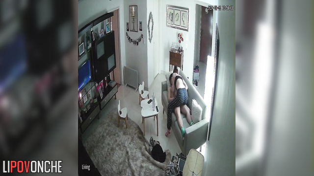 Skinny redheaded beauty takes her horny husband's cum on her tongue