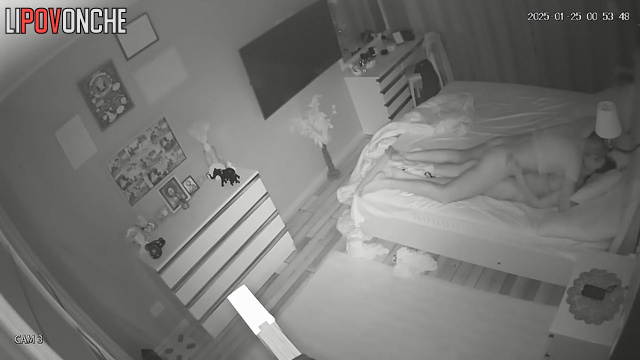 Woken up guy finds brunette girlfriend playing with his big dick